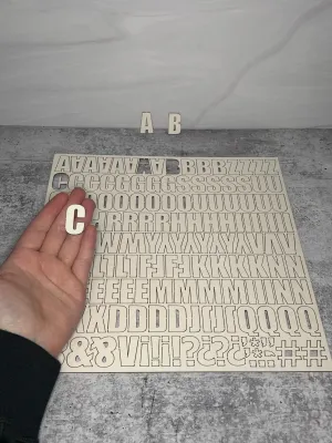 Monograms 2 Chipboard - Mintay