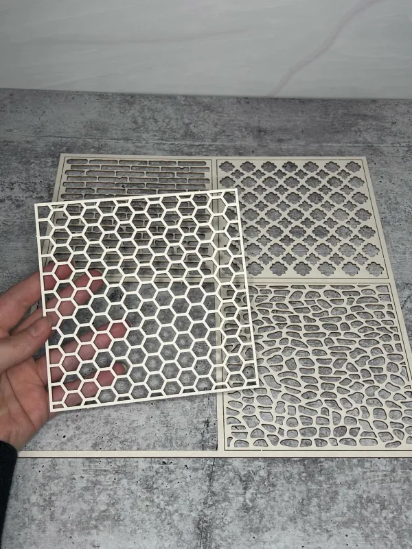 Pattern 1 Chipboard - Mintay