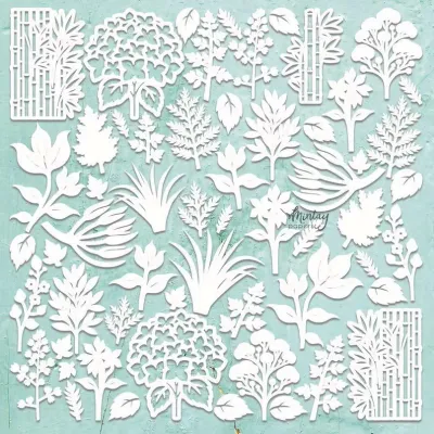 Flora Filigree 1 Chipboard - Mintay
