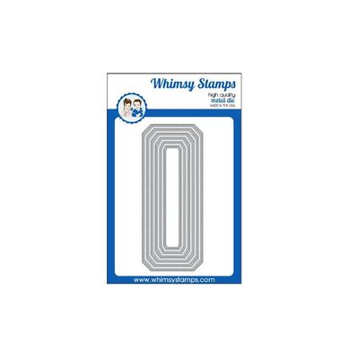 Slimline Cornered Rectangles - Whimsy Stamps