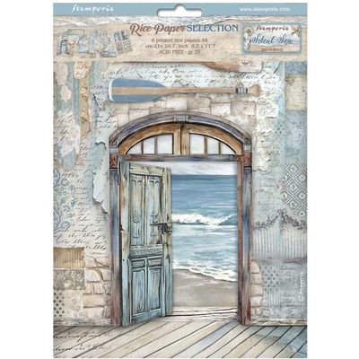 Silent Sea Selection 6pk A4 - Stamperia