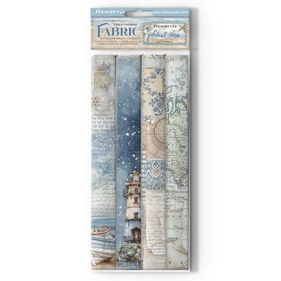 Silent Sea - Stamperia Fabric Sheets