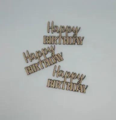 Birthday - Wood Cut Out