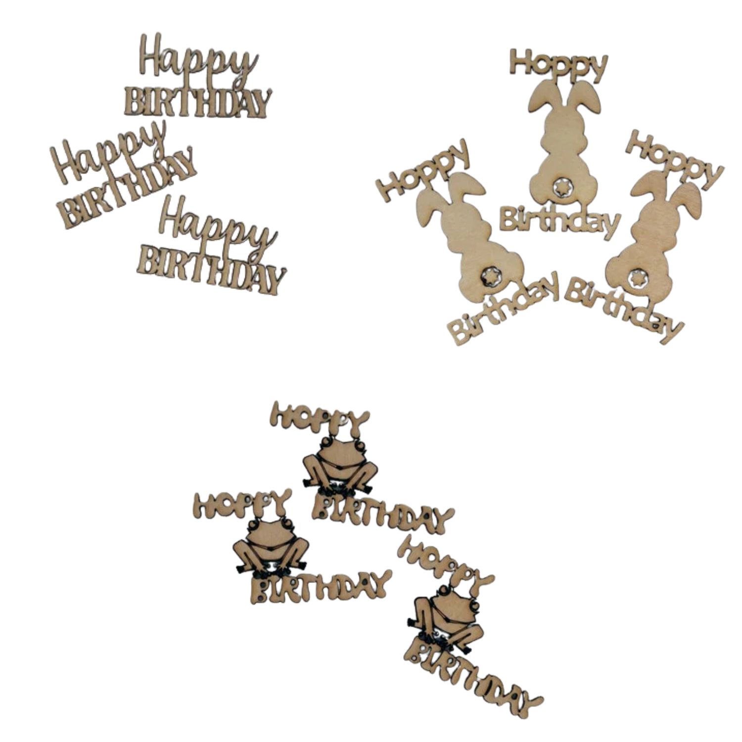 Birthday - Wood Cut Out
