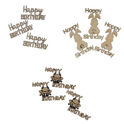 Birthday - Wood Cut Out