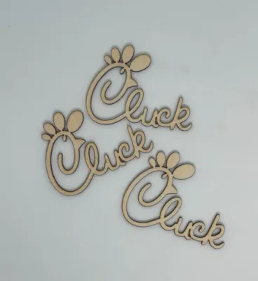 Clucks - Wood Cut Out