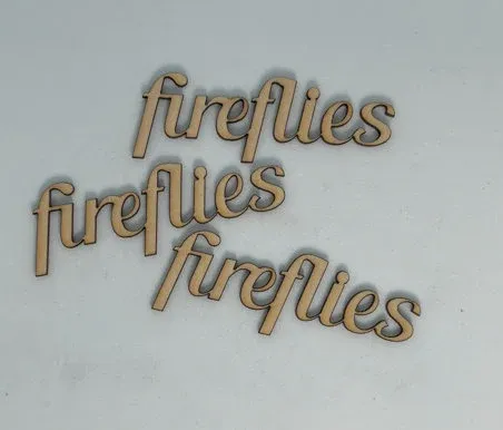 Fireflies - Wood Cut Out