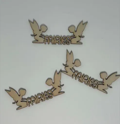Fairies *New Font* - Wood Cut Out