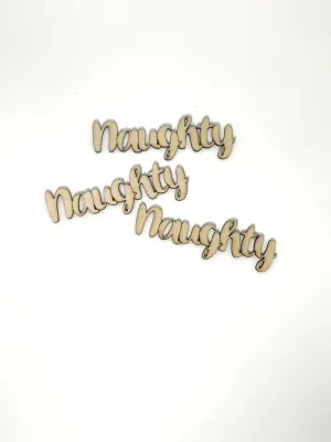Christmas List - Wood Cut Out
