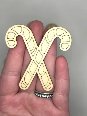 Candy Cane - Wood Cut Out