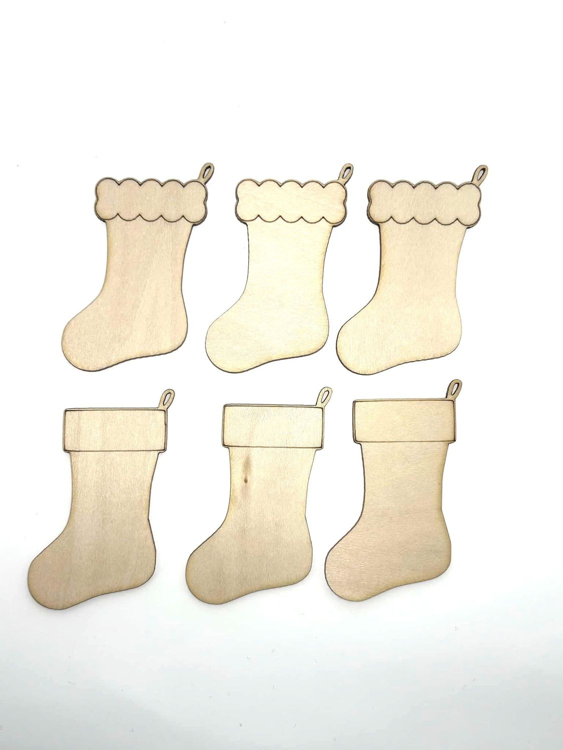 Christmas Stockings - Wood Cut Out