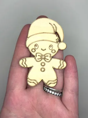 Gingerbread Man - Wood Cut Out