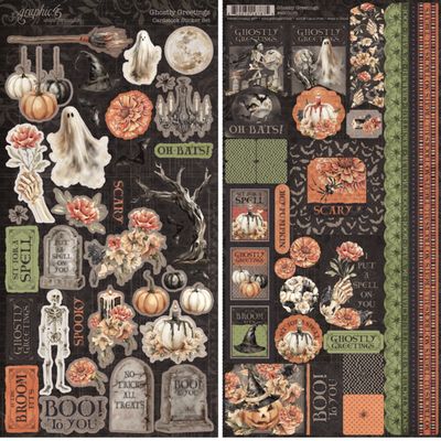 Ghostly Greetings Stickers - Graphic 45