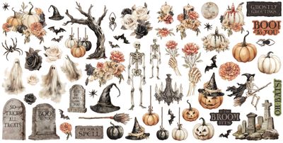 Ghostly Greetings - Graphic 45 Ephemera