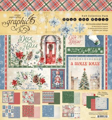 Deck the Halls 8x8 - Graphic 45