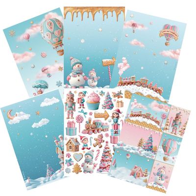 Candy Christmas A4 - Stamperia