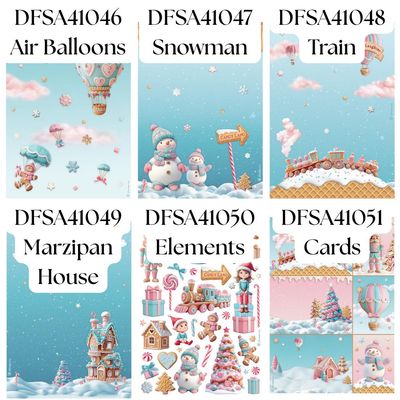 Candy Christmas A4 - Stamperia