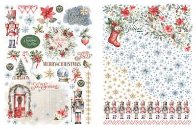 Deck the Halls - Graphic 45 Rub-On Transfers