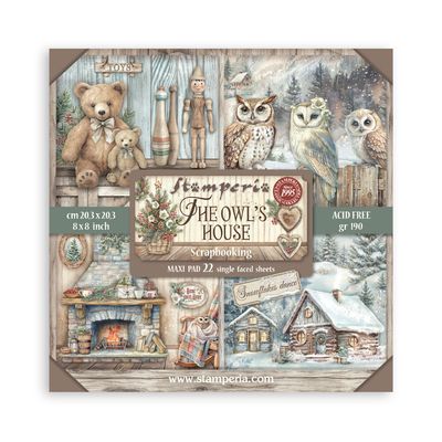 The Owl&#39;s House XL 8x8 - Stamperia