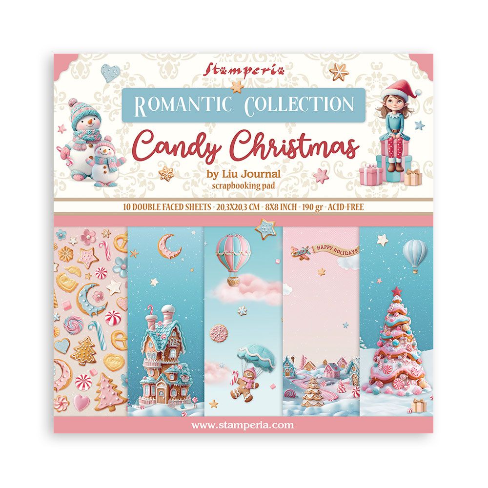 Candy Christmas 8x8 - Stamperia