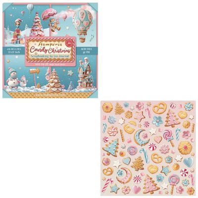 Candy Christmas XL 12x12 - Stamperia
