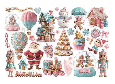 Candy Christmas Ephemera - Stamperia