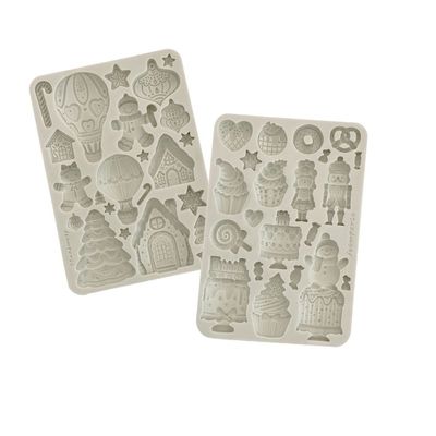 Candy Christmas A5 Silicone Mold - Stamperia