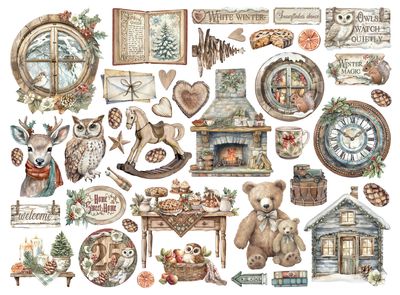 The Owl's House Die Cuts - Stamperia
