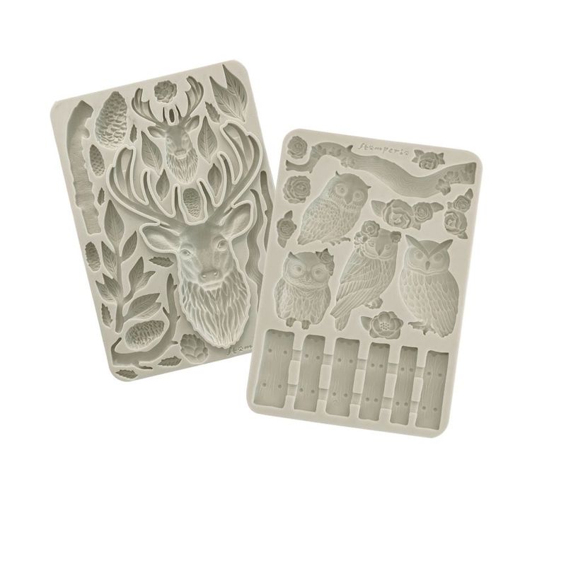 The Owl&#39;s House A5 Silicone Mold - Stamperia