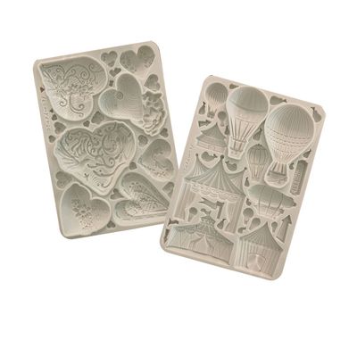 Alice in Christmas A5 Silicone Mold - Stamperia