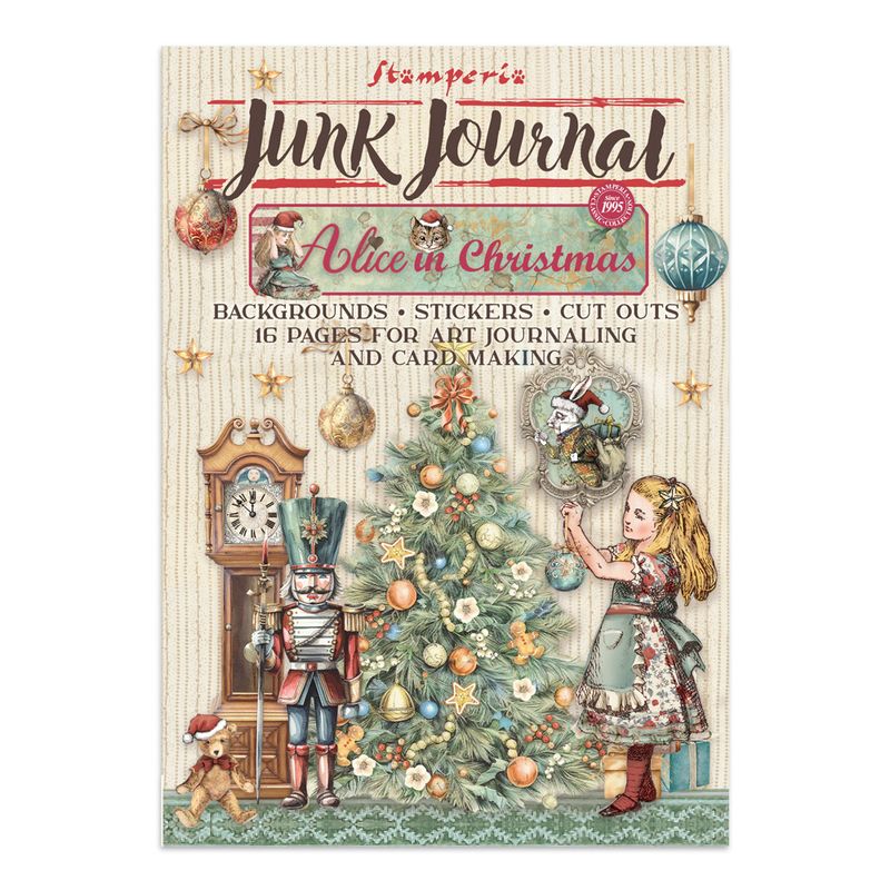 Alice in Christmas Junk Journal - Stamperia