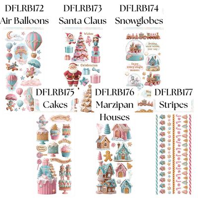 Candy Christmas - Stamperia Rub Ons