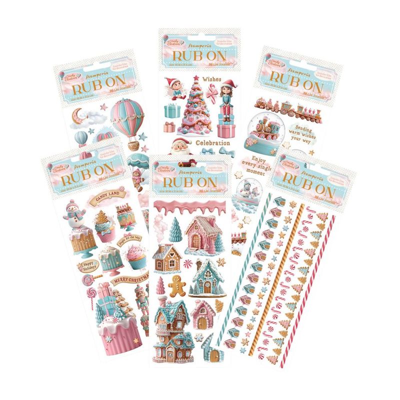 Candy Christmas - Stamperia Rub Ons
