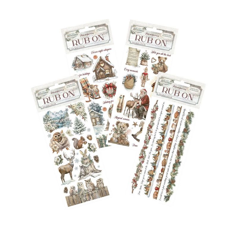 The Owl&#39;s House - Stamperia Rub Ons