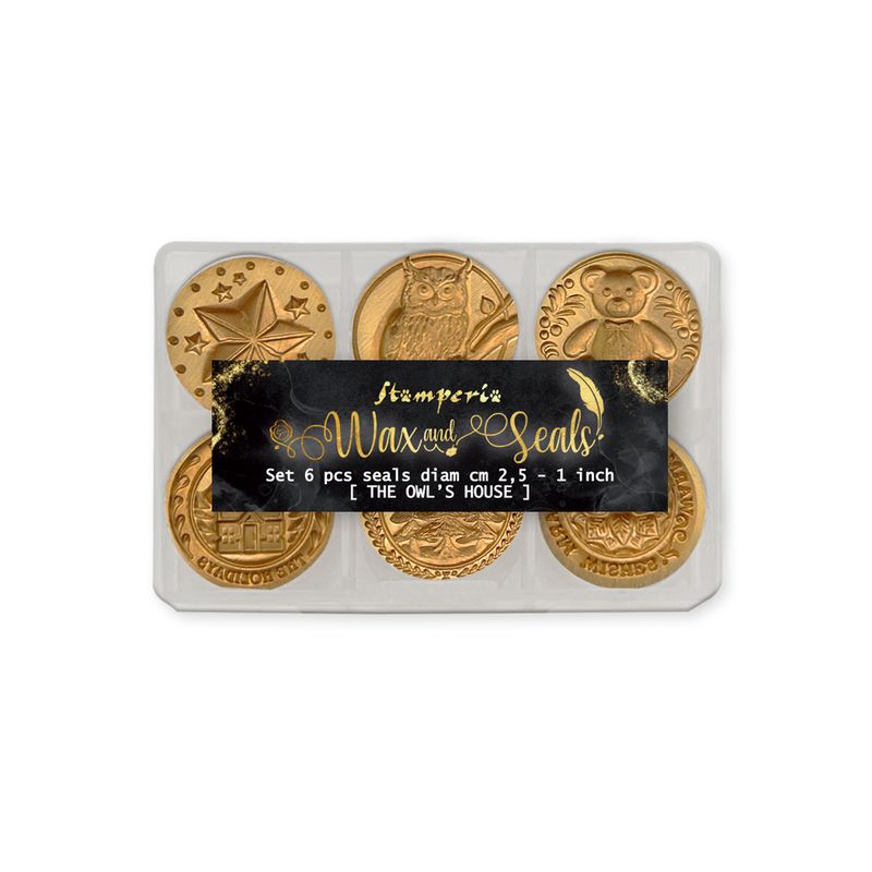 Wax Seal Set- Stamperia The Owl&#39;s House Seal Set
