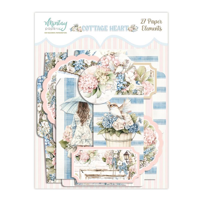 Cottage Heart Paper Elements - Mintay Papers