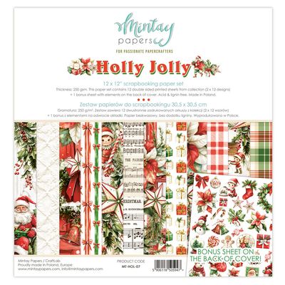 Holly Jolly 12x12 - Mintay Papers