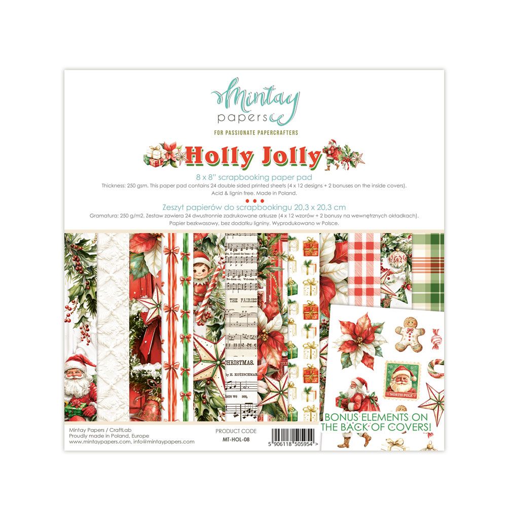 Holly Jolly 8x8 - Mintay