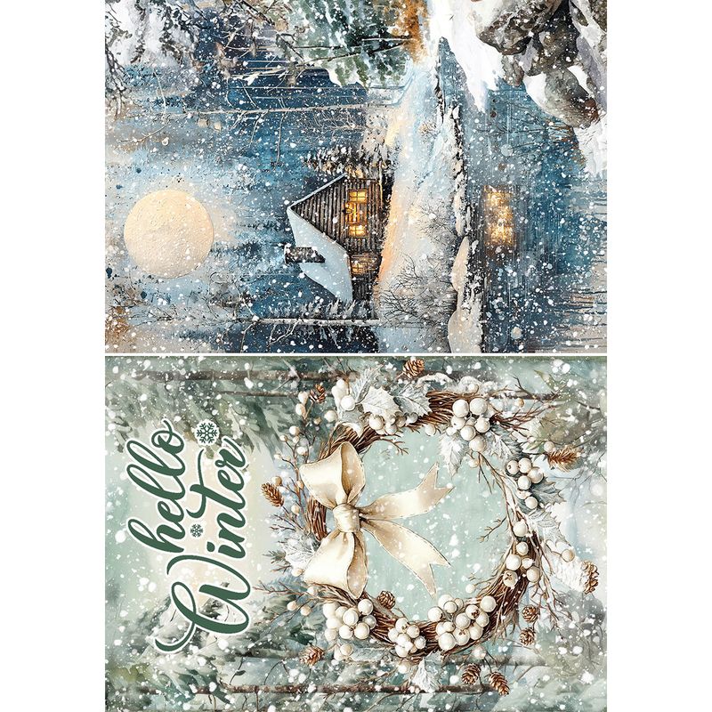 Forest Tales A5 Mixed Rice Paper 8/pkg - Ciao Bella