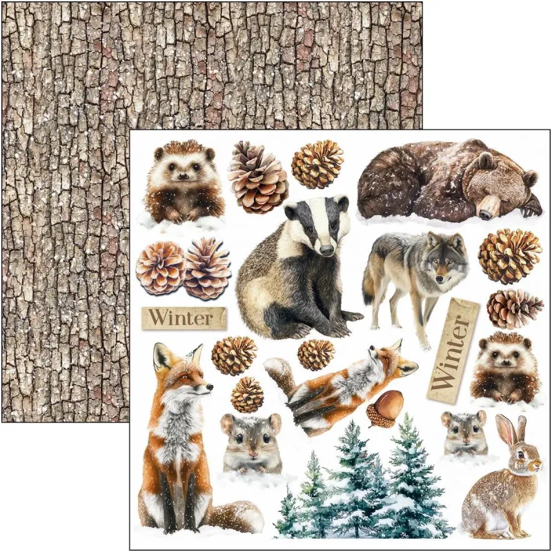 Forest Tales 6x6 Fussy Cut Pad - Ciao Bella