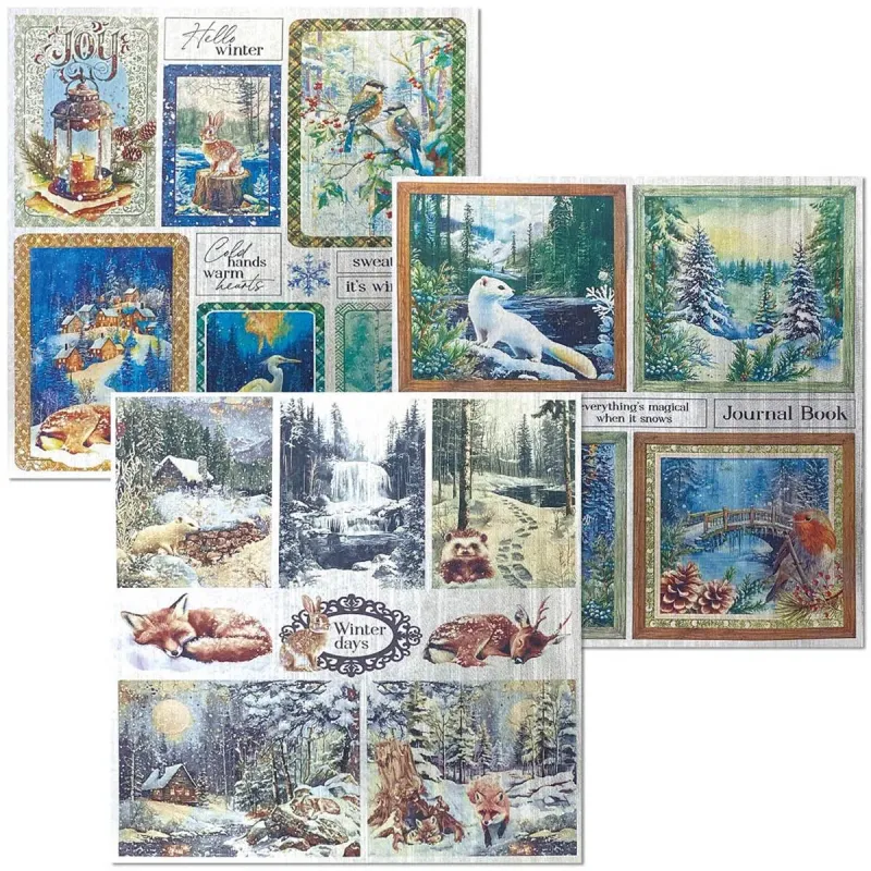 Forest Tales 6x6 Deluxe Silver &amp; Vellum Dual Pack - Ciao Bella