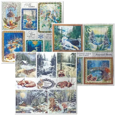 Forest Tales 6x6 Deluxe Silver &amp; Vellum Dual Pack - Ciao Bella