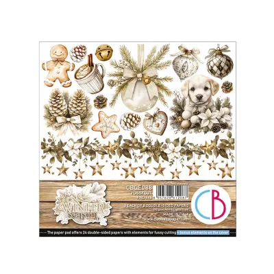 Winter Season 6x6 Fussy Cut Pad - Ciao Bella