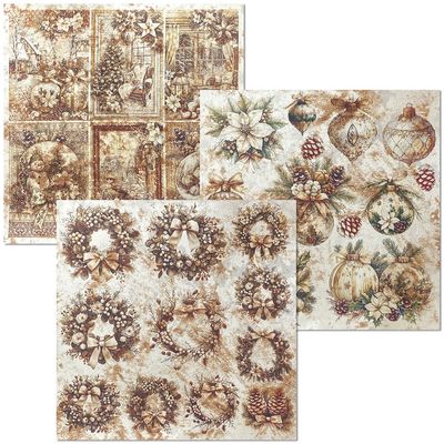 Winter Season 6x6 Pearl Copper &amp; Vellum Dual Pack - Ciao Bella