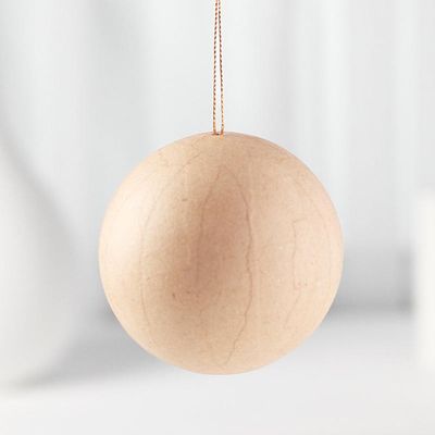 Paper Mache Ball Ornament
