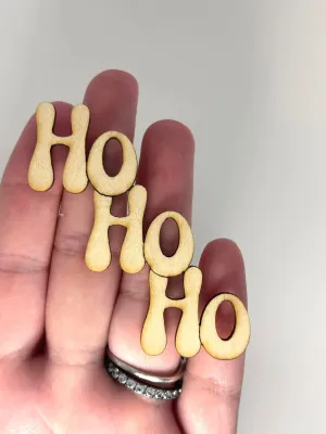 HoHoHo - Wood Cut Outs