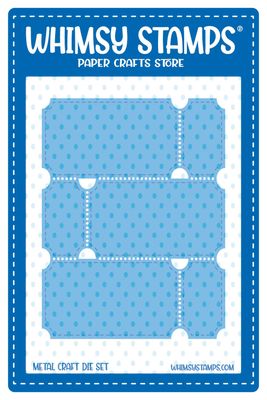 Terrific Tickets Die - Whimsy Stamps