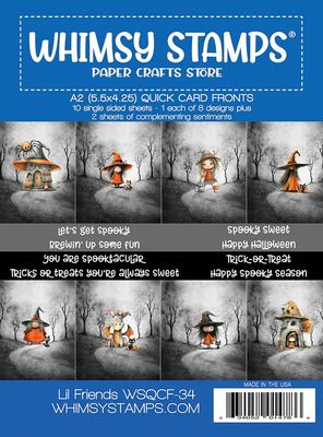 Quick Card Fronts - Lil Friends - Whimsy Stamps