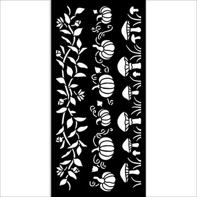 Whispering Woods 3 Stripes Stencil - Stamperia