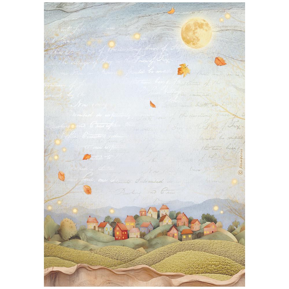 Whispering Woods A4 - Stamperia, Design: Hills